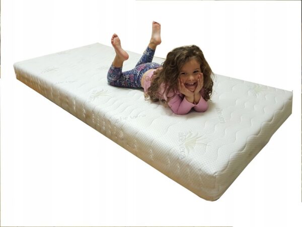 POKROWIEC NA MATERAC PODKŁAD aloe vera PIKOWANY Grube Gumki 160x200 POLSKI - Image 3