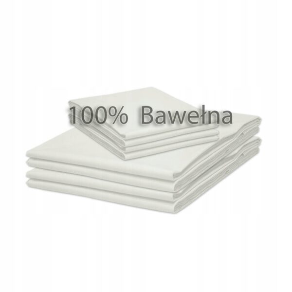 Grube Bawełniane prześcieradło tradycyjne 80x160 - Image 3