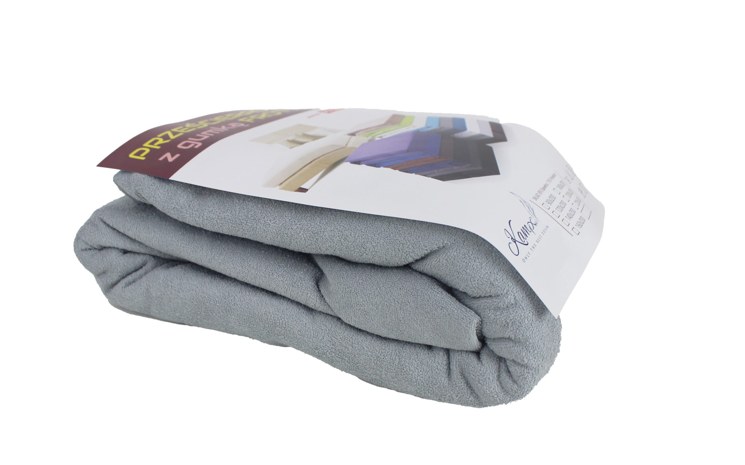 PRZEŚCIERADŁO KAM-POL Z GUMKĄ JERSEY WRZOS JASNY 140x200 - obrazek 2