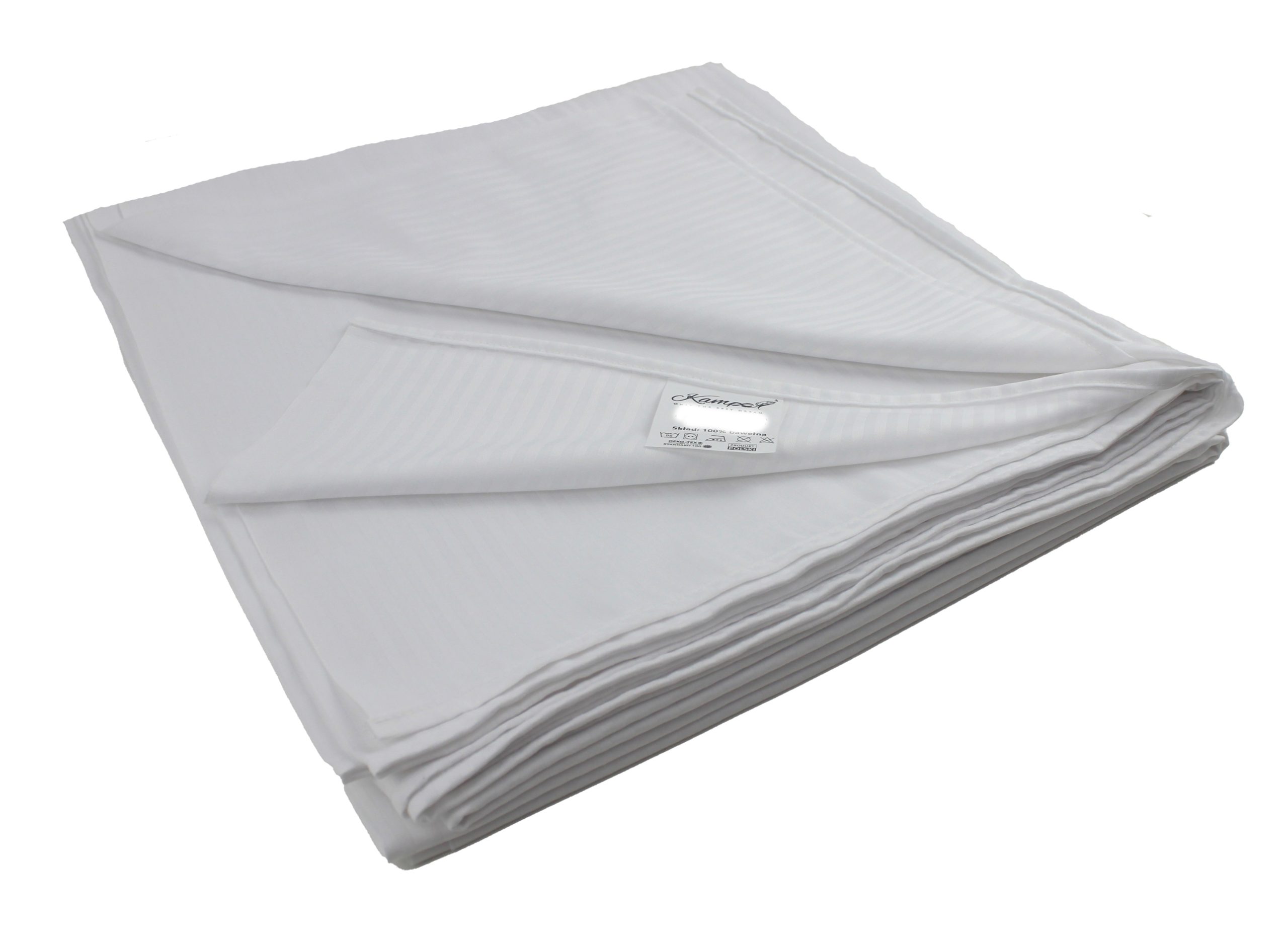 PRZEŚCIERADŁO KAM-POL TRADYCYJNE HOTELOWE PASEK 1CM 70x140